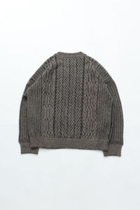 YASHIKI  Sekkei mohair Knit（雪景） BEIGE YSK-25AW-KN11