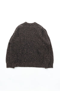 YASHIKI  Shusetsu boucle Knit（終雪） BROWN YSK-25AW-KN12