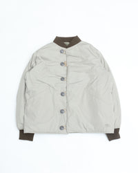 ARMY TWILL  PE WEATHER REVERSIBLE BLOUSON GRAY