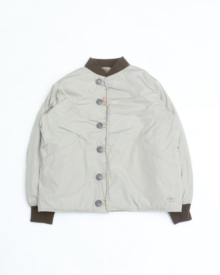 ARMY TWILL  PE WEATHER REVERSIBLE BLOUSON GRAY