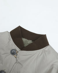 ARMY TWILL  PE WEATHER REVERSIBLE BLOUSON GRAY