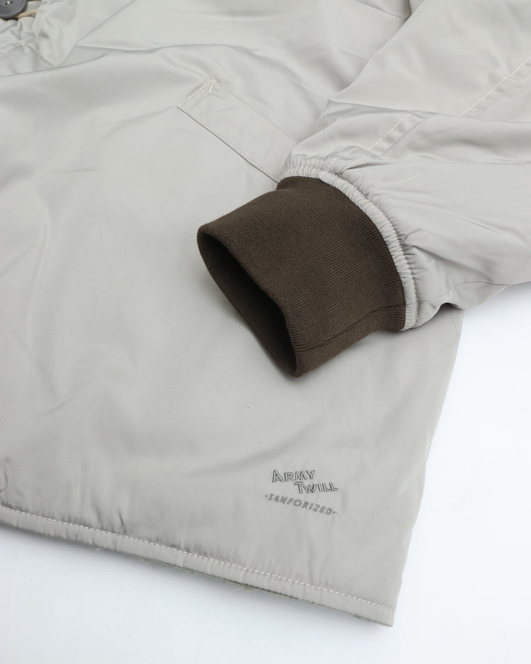 ARMY TWILL  PE WEATHER REVERSIBLE BLOUSON GRAY
