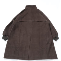 BASISBROEK / ISLAND bj-74 Wool Melton Stand Collar Coat