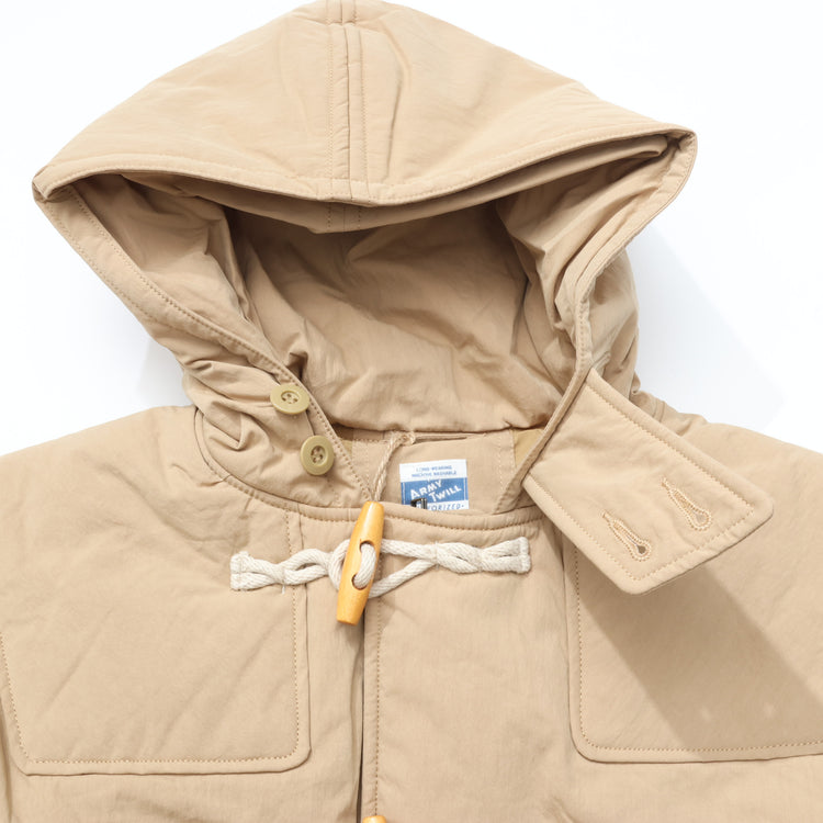 ARMY TWILL / COTTON NYLON DUFFEL COAT