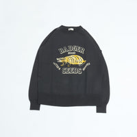 A.G.SPALDING&BROS  AZUMA(アズマ)裏毛カラーフロッキープリントFREEDOM SLEEVE SWEAT