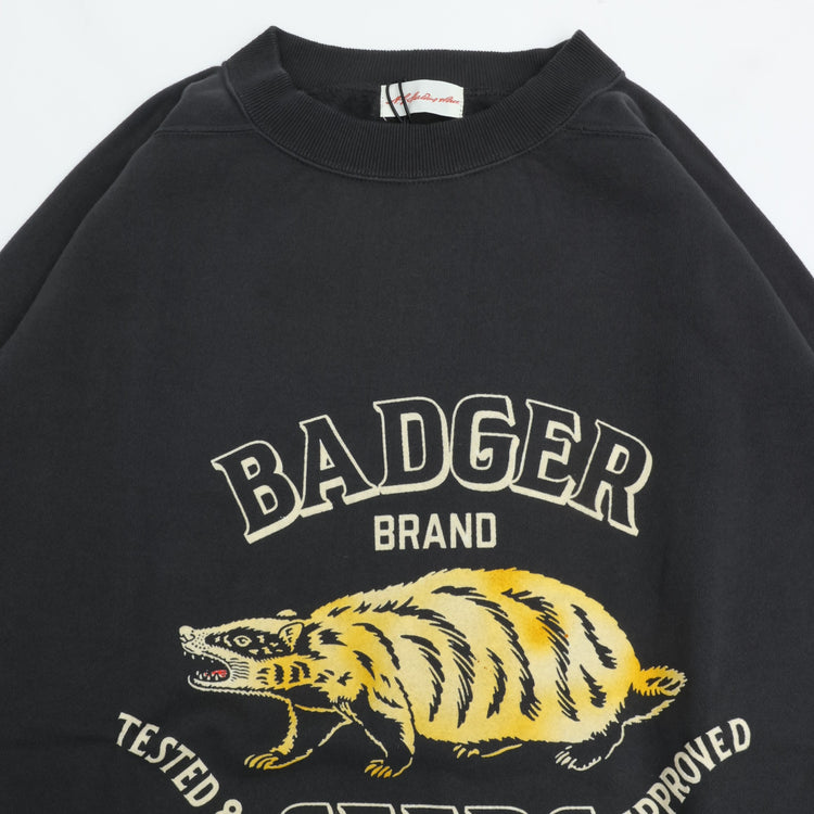 A.G.SPALDING&BROS  AZUMA(アズマ)裏毛カラーフロッキープリントFREEDOM SLEEVE SWEAT