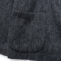 orslow / MOHAIR CARDIGAN CHARCOAL GRAY