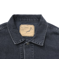 orslow / DENIM HALF COAT BLACK DENIM STONE