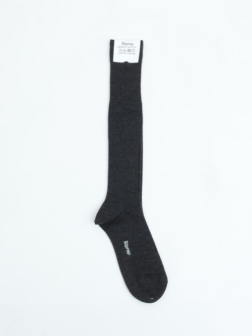 Riprap NZ MERINO LONGHOSE　CHARCOAL