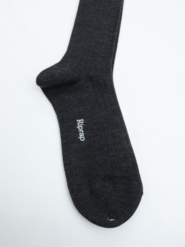 Riprap NZ MERINO LONGHOSE　CHARCOAL