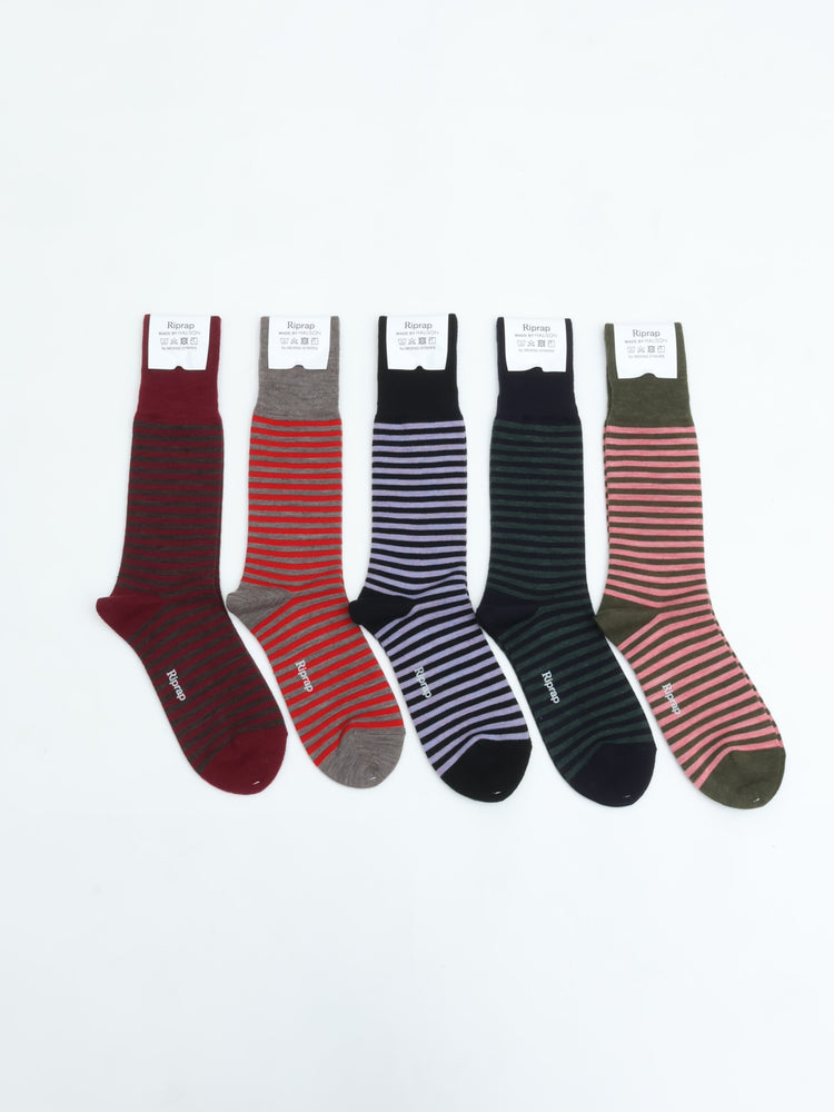 Riprap  NZ MERINO BORDERS  MOCA/ROYAL RED