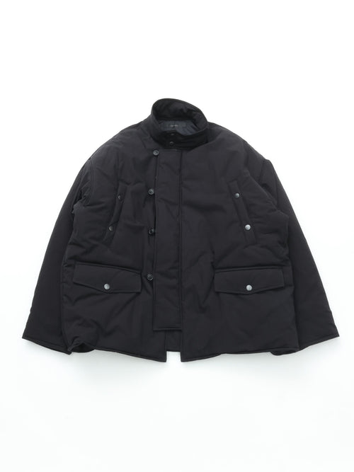 roundabout   Stand Collar Padded Blouson