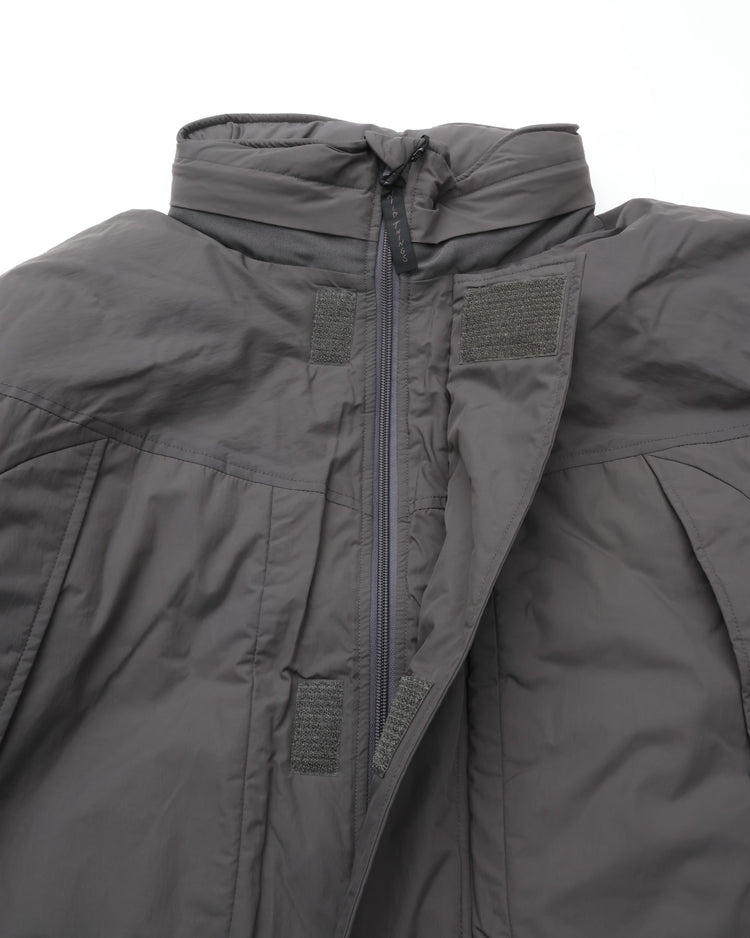 WILD THINGS / GRID FLEECE PULLOVER JACKET