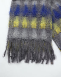 MANTAS EZCARAY  MIA モヘアストール C/#36 MI-78F （ブルー系）