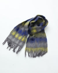 MANTAS EZCARAY  MIA モヘアストール C/#36 MI-78F （ブルー系）