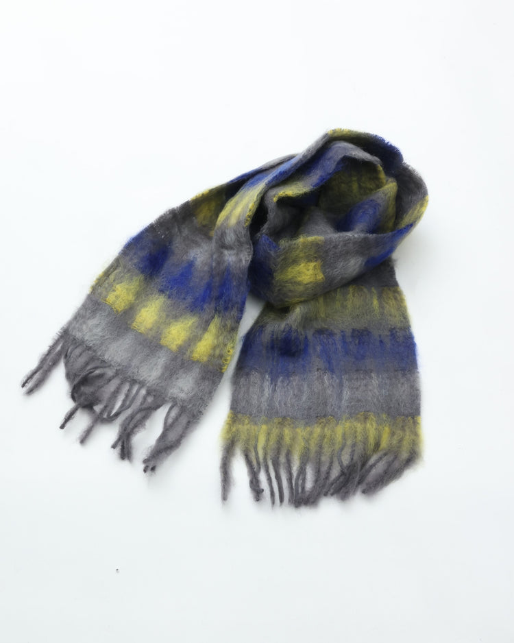 MANTAS EZCARAY  MIA モヘアストール C/#36 MI-78F （ブルー系）