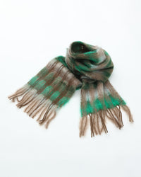 MANTAS EZCARAY  MIA モヘアストール C/#44 MI-56F （グリーン系）