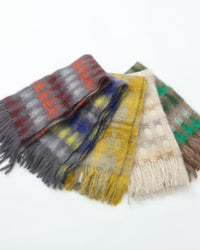 MANTAS EZCARAY  MIA モヘアストール C/#81 MI-47F （ベージュ系）