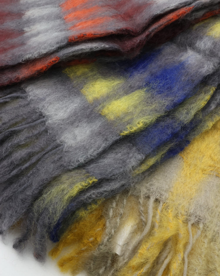 MANTAS EZCARAY  MIA モヘアストール C/#36 MI-78F （ブルー系）