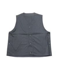 Sillage / gilet twill anthracite 