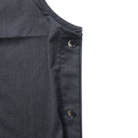 Sillage / gilet twill anthracite 