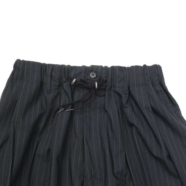 Sillage / circular pants black stripe 