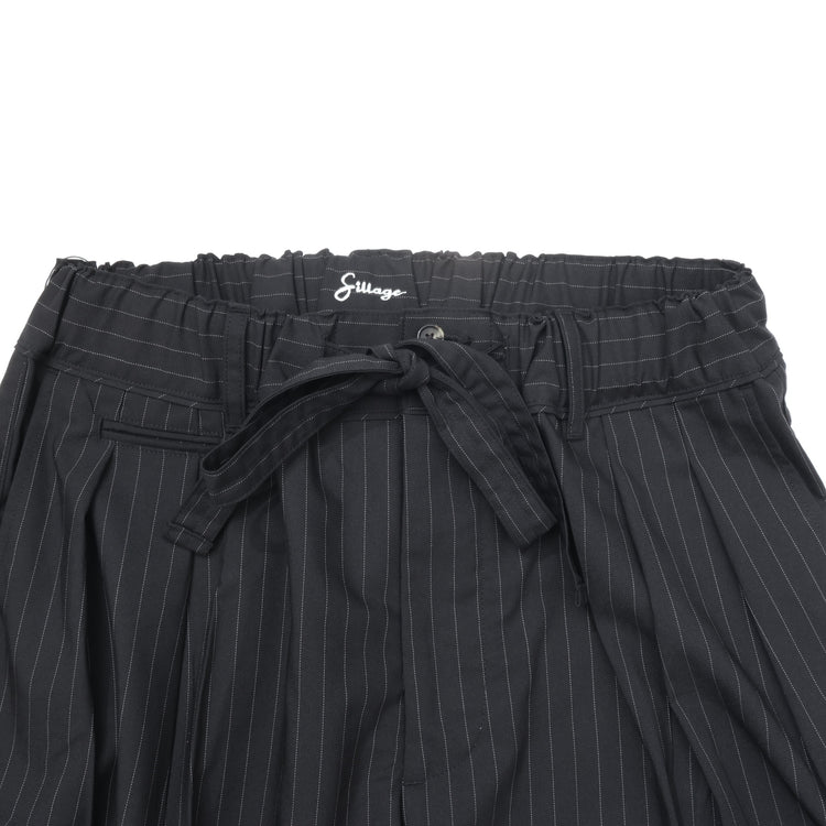 Sillage / hakama pants black stripe