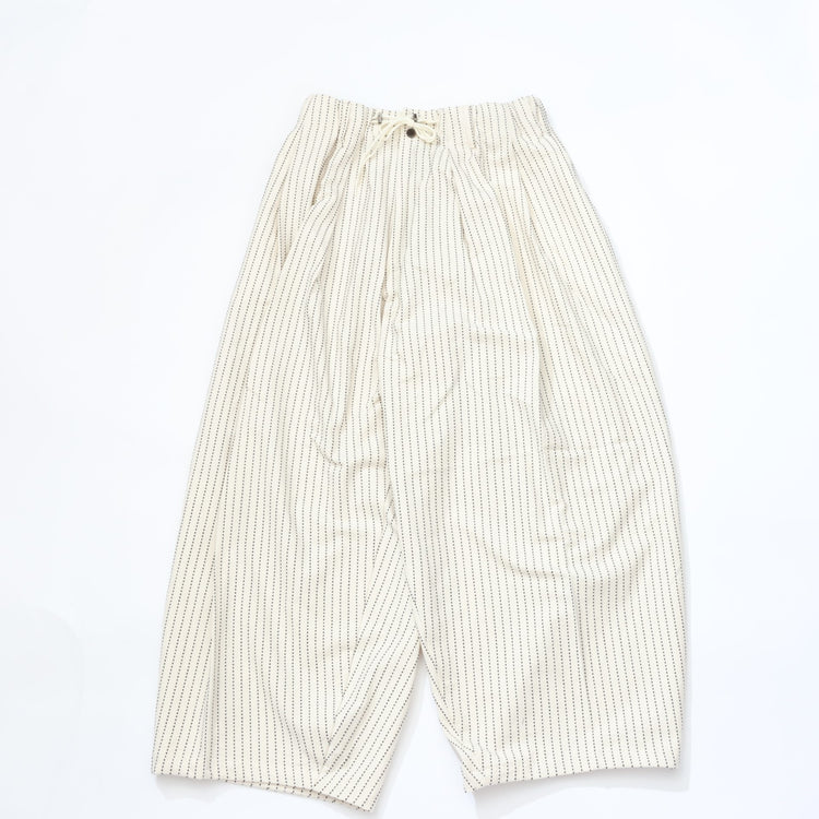 Sillage / circular pants dead stock sashiko