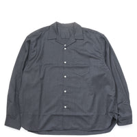 Sillage / re-engineered overshirt twill anthracite 