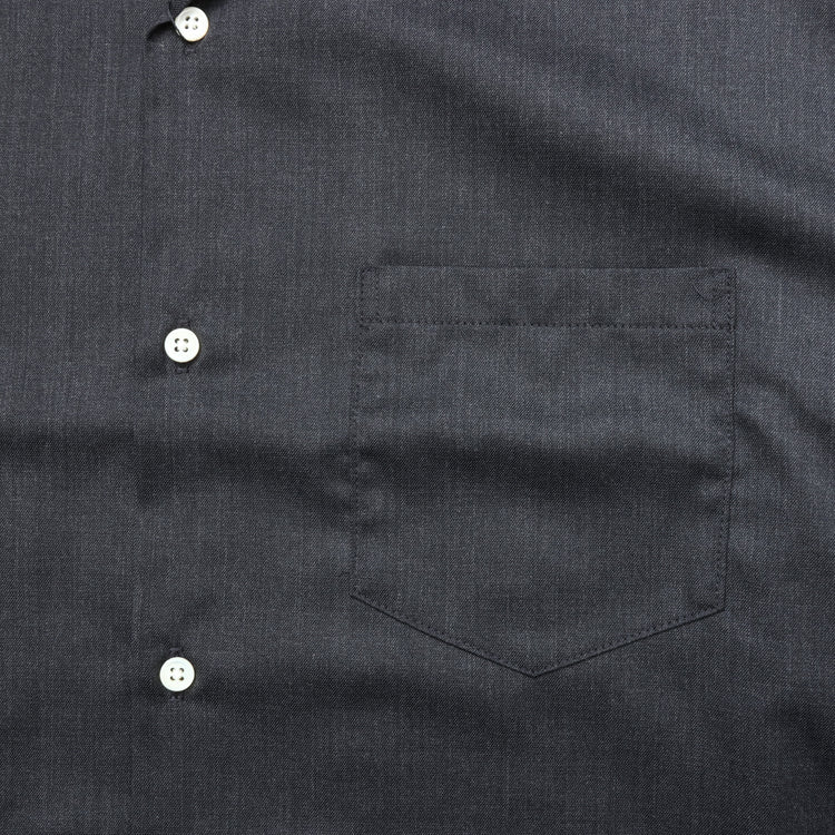 Sillage / re-engineered overshirt  twill anthracite