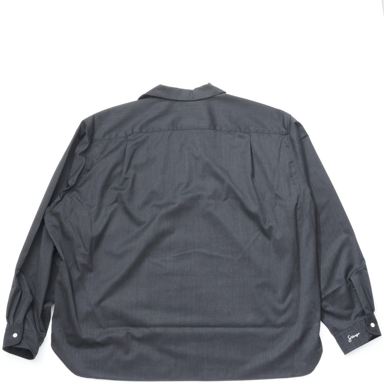 Sillage / re-engineered overshirt  twill anthracite