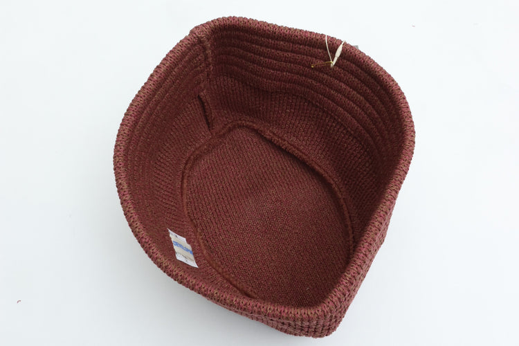 NOROLL   WASHI BUCKET HAT WINE