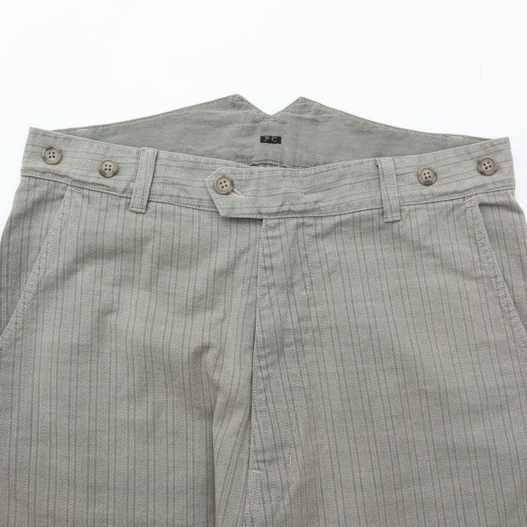 PORTER CLASSIC  FADED STRIPE FATTY PANTS