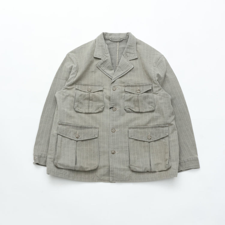 PORTER CLASSIC　FADED STRIPE BINGHAM JACKET