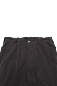 OLD JOE BRAND   FRONT TUCK ARMY TROUSER BLACK