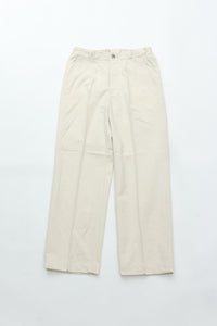 OLD JOE BRAND   FRONT TUCK ARMY TROUSER NATURAL