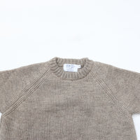 Kerry Woollen Mills / FISHERMAN RIB CREW NECK SWEATER