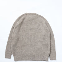 Kerry Woolen Mills / FISHERMAN RIB CREW NECK SWEATER