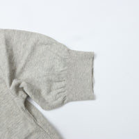 MEYAME / COTTON KNIT TEE HEATHER GRAY