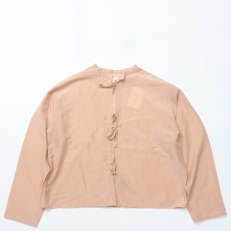 MEYAME / COTTON SILK BLOUSE JACKET PINK