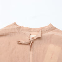 MEYAME / COTTON SILK BLOUSE JACKET PINK