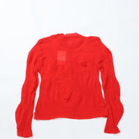 MEYAME / LIGHT KNIT CARDIGAN RED