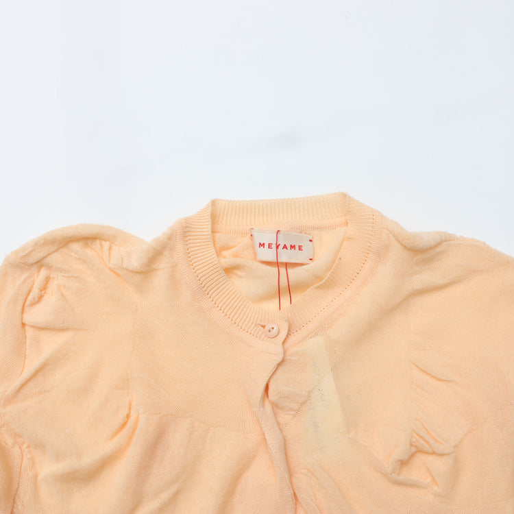 MEYAME / LIGHT KNIT CARDIGAN ORANGE