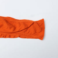 MEYAME / TUCKED JACQUARD PULLOVER ORANGE