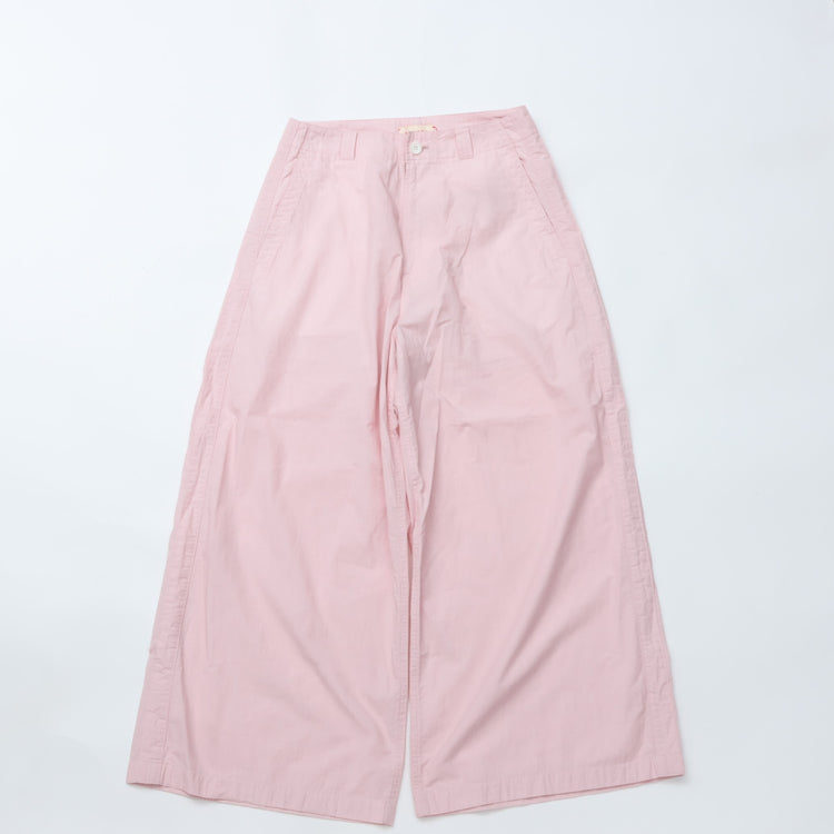 MEYAME / PIN STRIPE SIDE LINE WIDE PANTS PINK