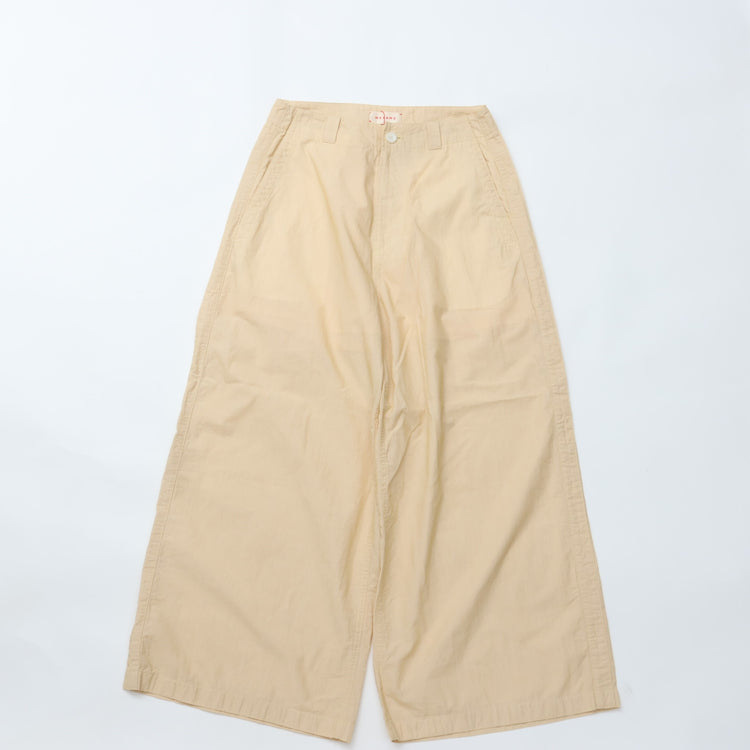 MEYAME / PIN STRIPE SIDE LINE WIDE PANTS YELLOW