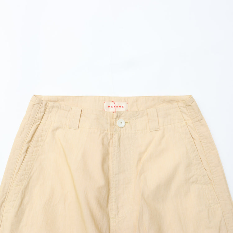 MEYAME / PIN STRIPE SIDE LINE WIDE PANTS YELLOW