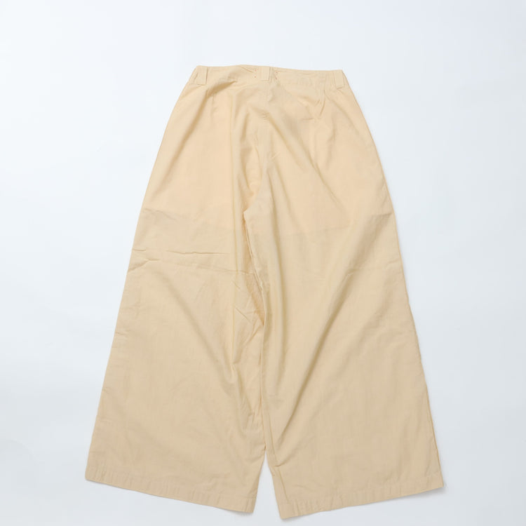 MEYAME / PIN STRIPE SIDE LINE WIDE PANTS YELLOW