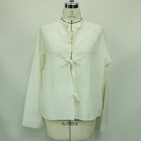 MEYAME / COTTON SILK BLOUSE JACKET CREAM