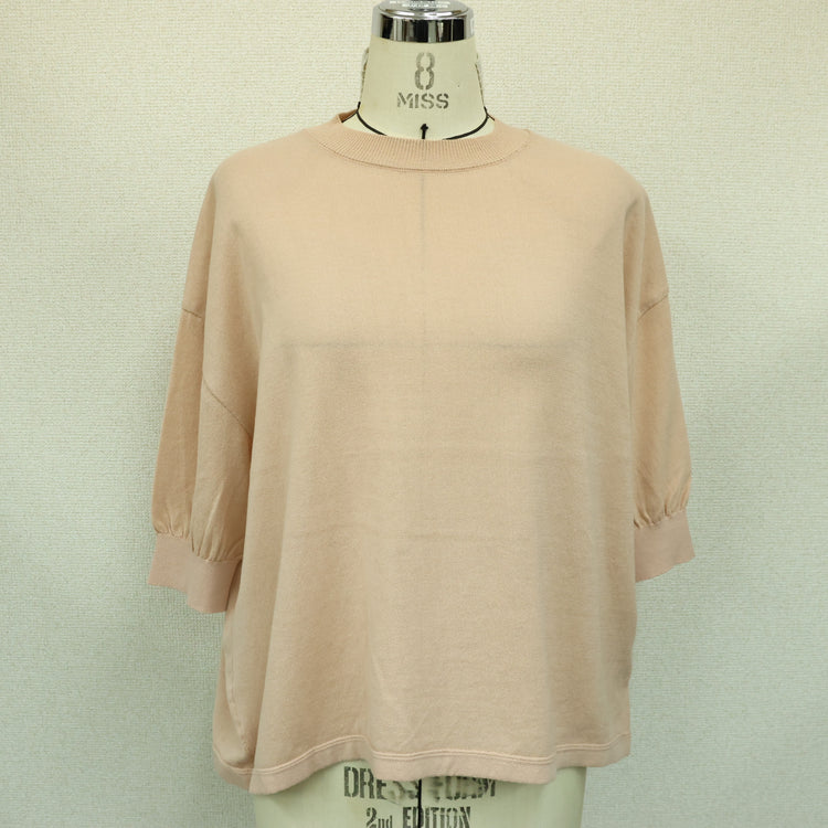 MEYAME / COTTON KNIT TEE PINK